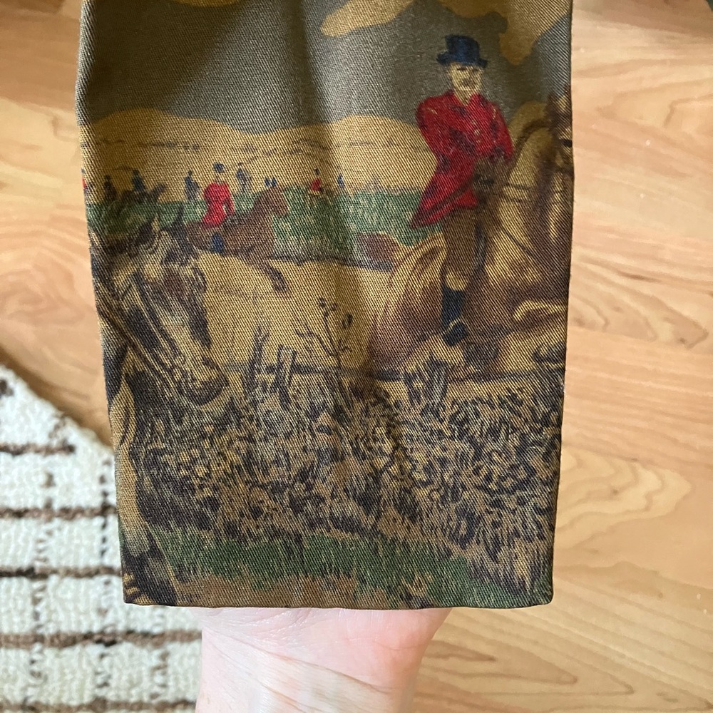 Vintage - Rare - Ralph Lauren Womens Equestrian Hunting Scene - S 4 - Picture 4 of 6